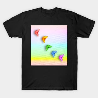 whimsical rainbow butterflies T-Shirt